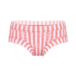 Victoria’s Secret The Lacie Lace Cheeky Panty Pretty Blossom Stripes/Small - NWT